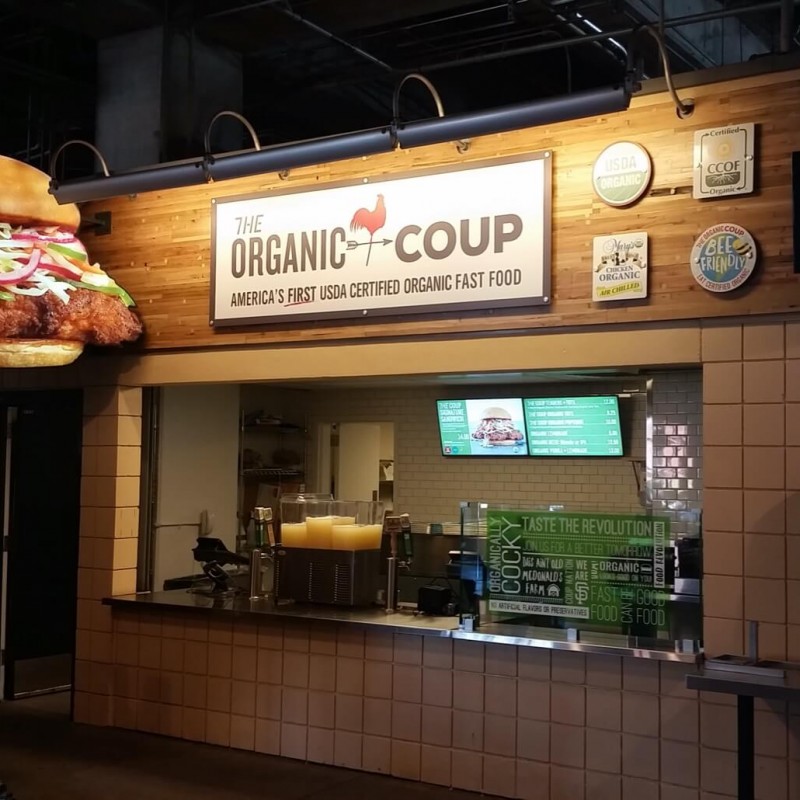 Organic Coup Stand at AT&T Park