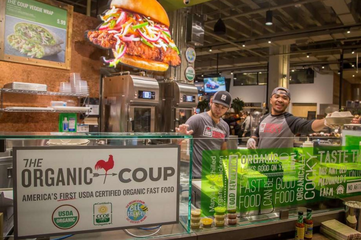 Organic Coup employees at Market location