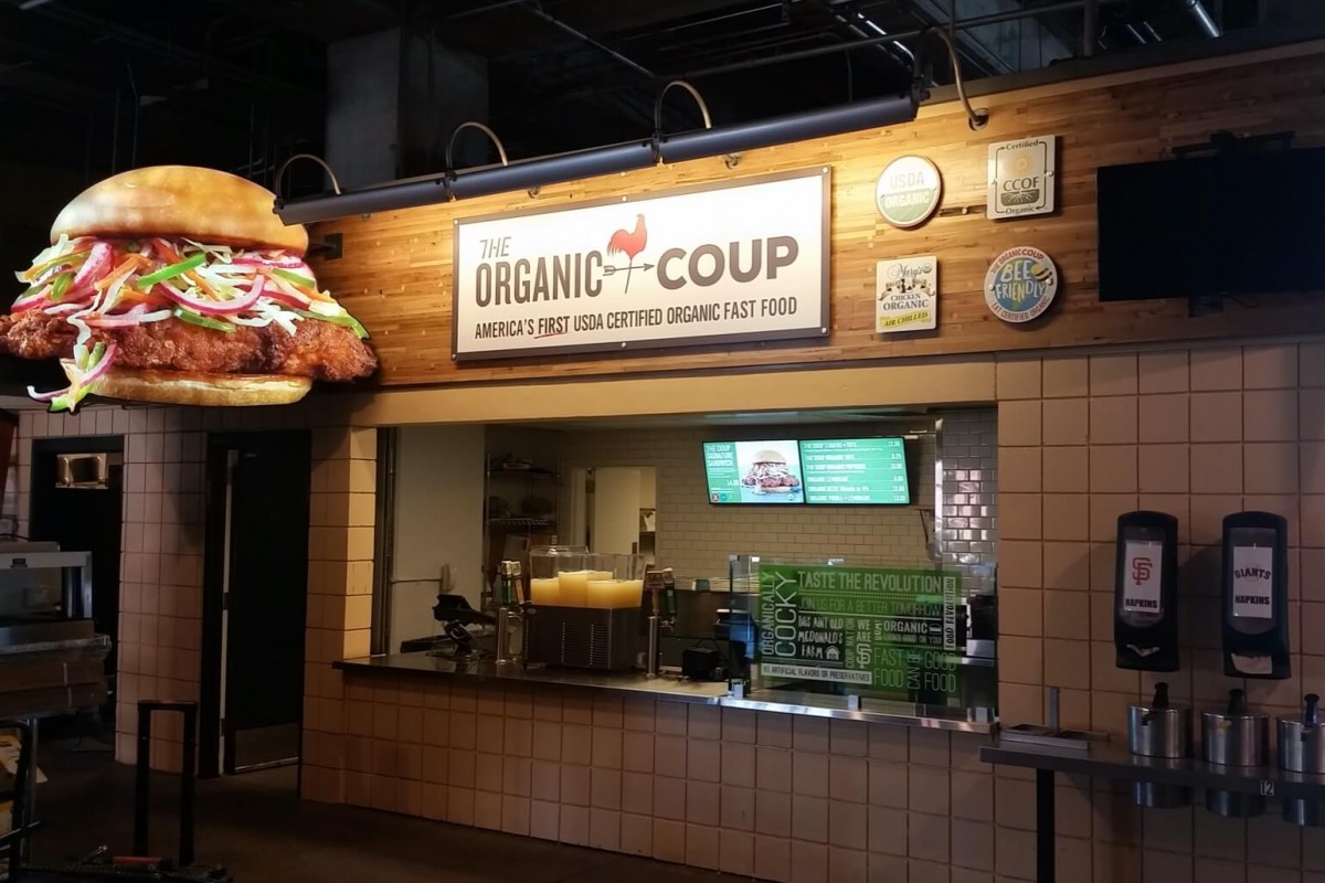 Organic Coup Stand at AT&T Park